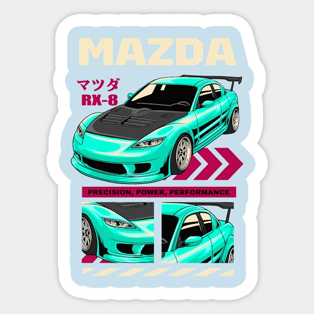 RX-8 Lover Sticker by Harrisaputra